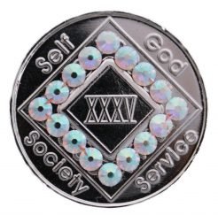 NA Girly Girl Nickel Crystal AB